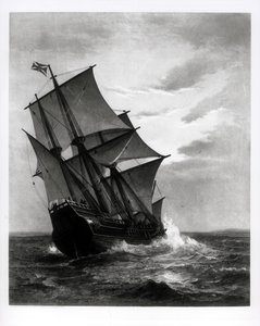The Mayflower, Engraved and Published by John A. Lowell, Boston, 1905